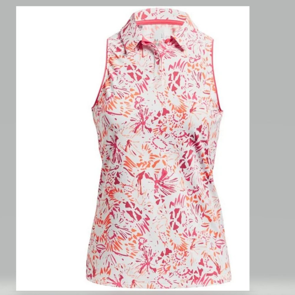 Under Armour Womens UA Iso-Chill Sleeveless Golf Polo Size M